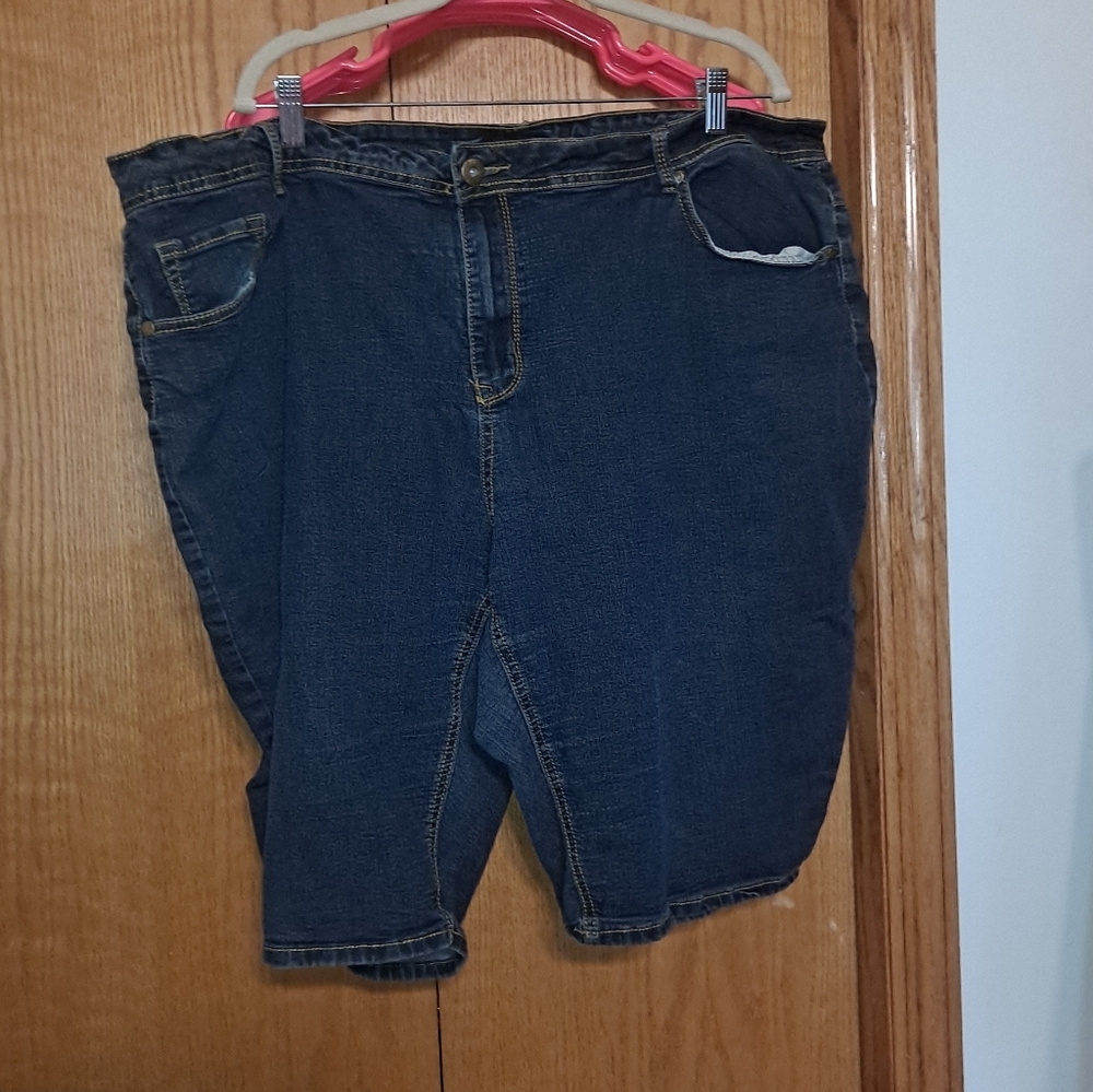 🧡Ashley Stewart jean shorts 26